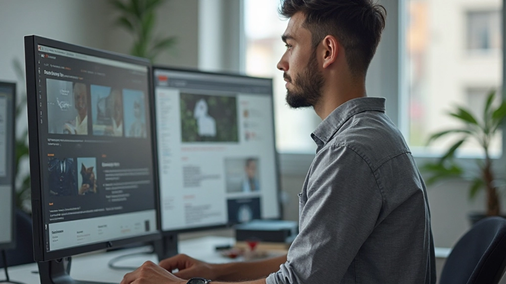 Современный веб-интерфейс с чистым минималистичным дизайном, демонстрирующий актуальные тренды в визуальной иерархии и типографике