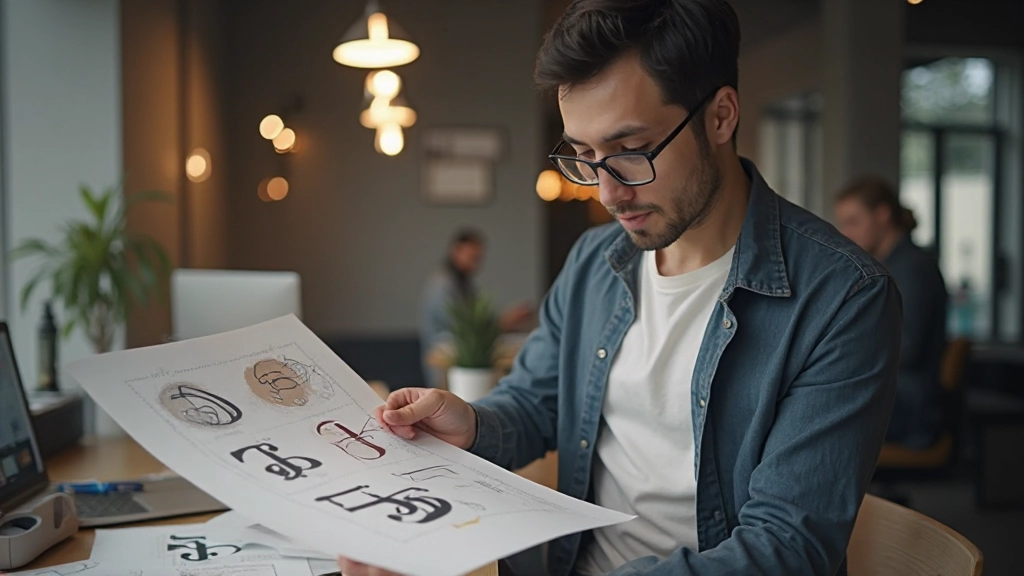 Типографика и шрифты на экране компьютера, демонстрирующие различные стили и размеры текста